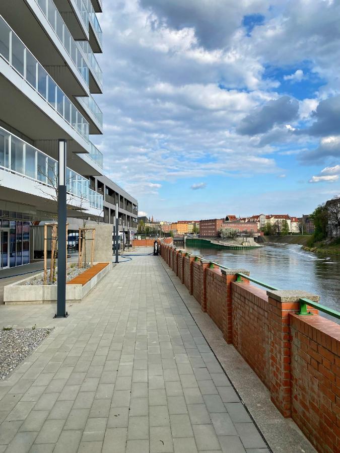 Piękny Apartament nad Odrą w centrum Wrocławia Zewnętrze zdjęcie